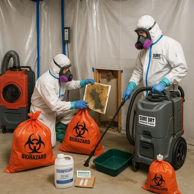 Contaminated Water Handling Protocols process in Seagate, NC